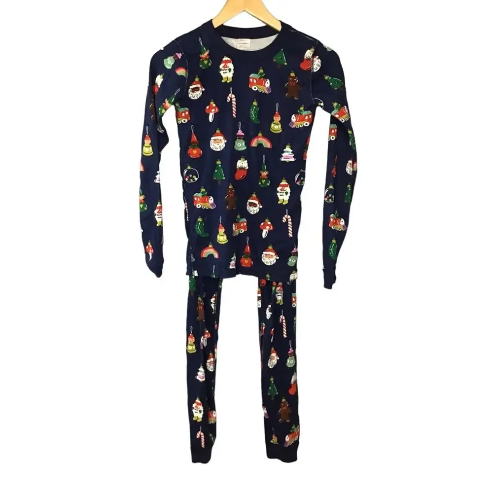 Hanna Anderson long john Christmas pajamas‎ girls 14